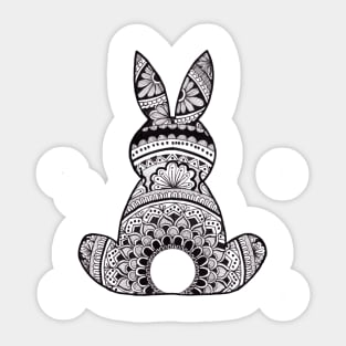 Bunny Rabbit Mandala Sticker